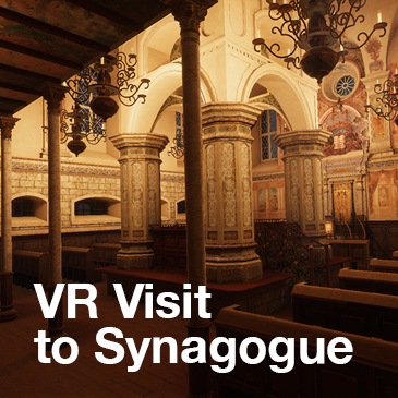 VR visit to Slonim Synagogue