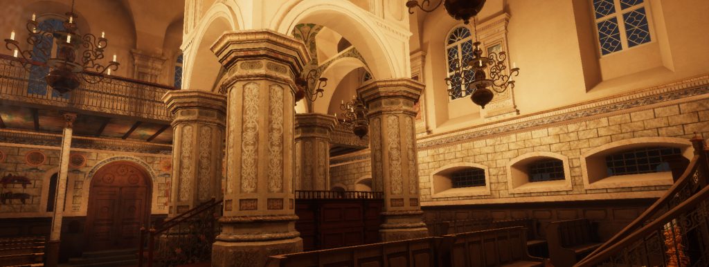 Software development and visualization using Unity HDRP