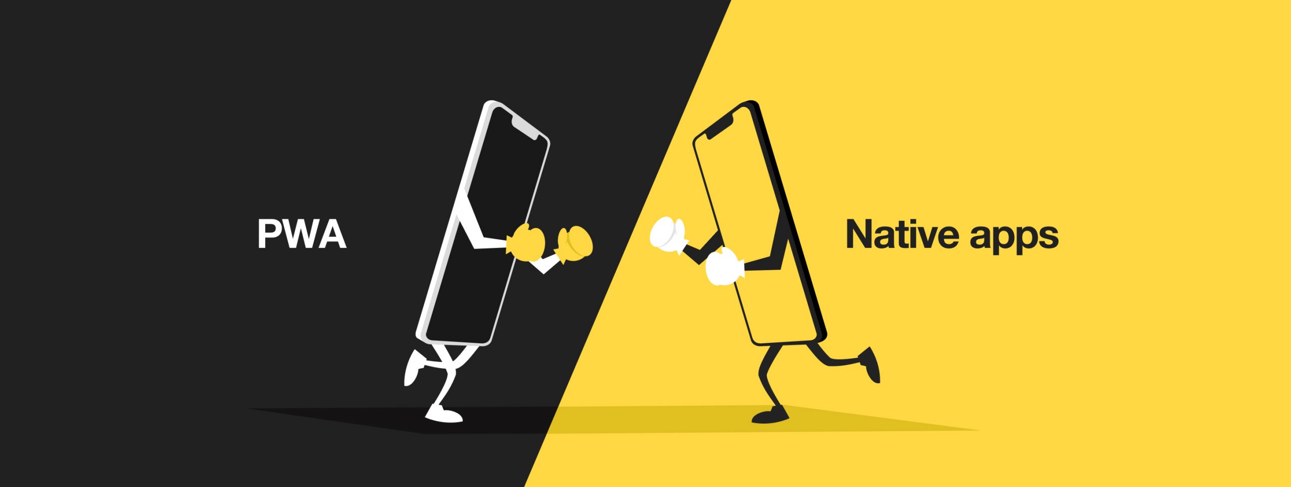 PWA vs Native apps: review of key factors and differences