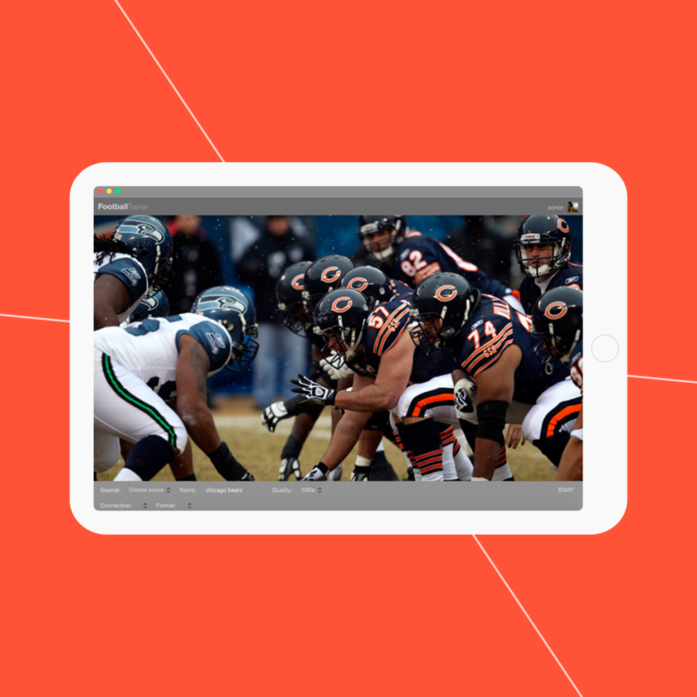 Media Streaming Solution: Football Coaching Software